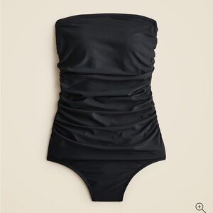 NWT JCrew Elegant Black One-Piece Swimsuit